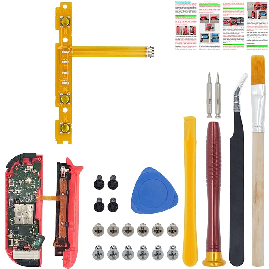 Nintendo Switch Switch right Amazon.com: SmaFsan SL SR Right Button Key Flex Cable